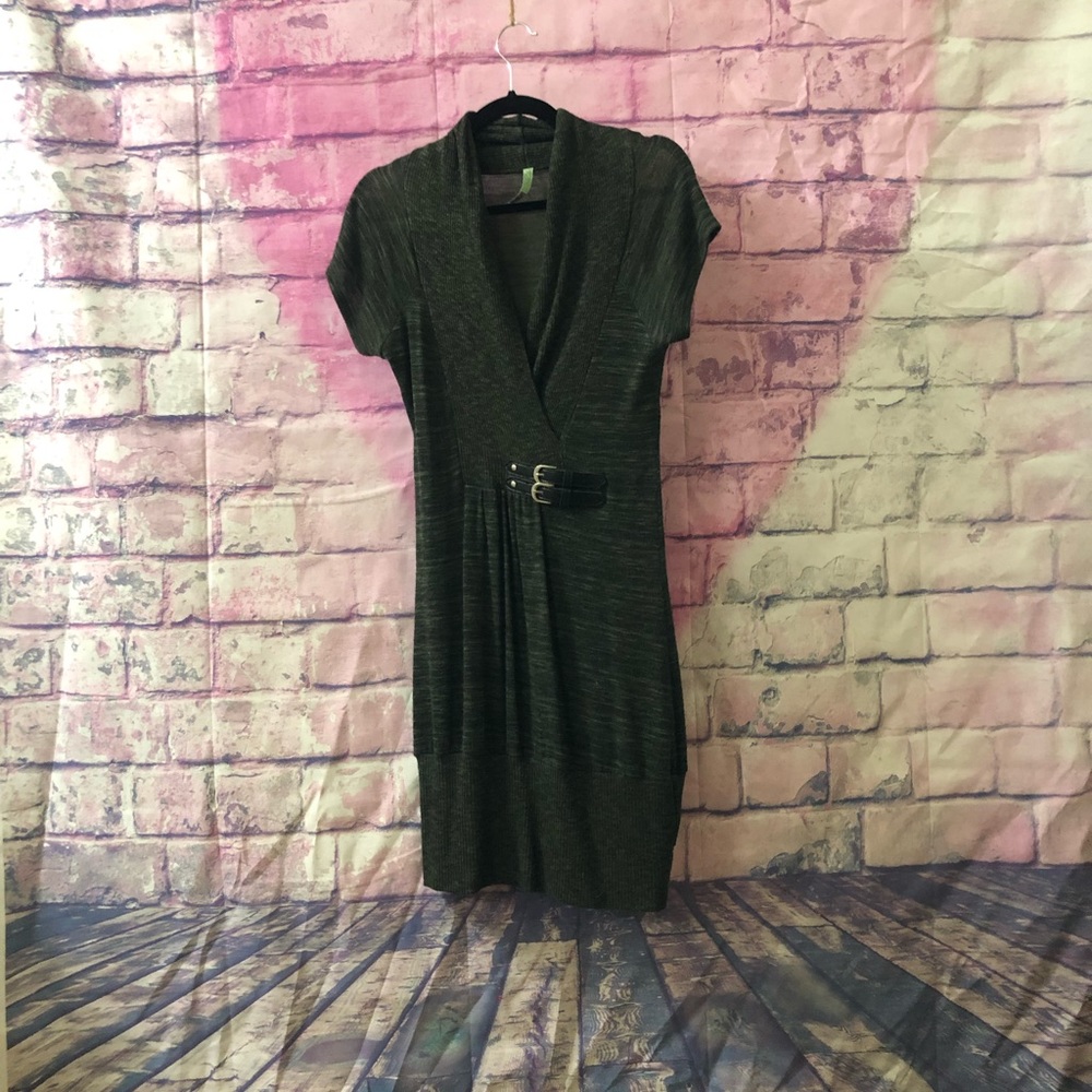 short sleeve sweater dress